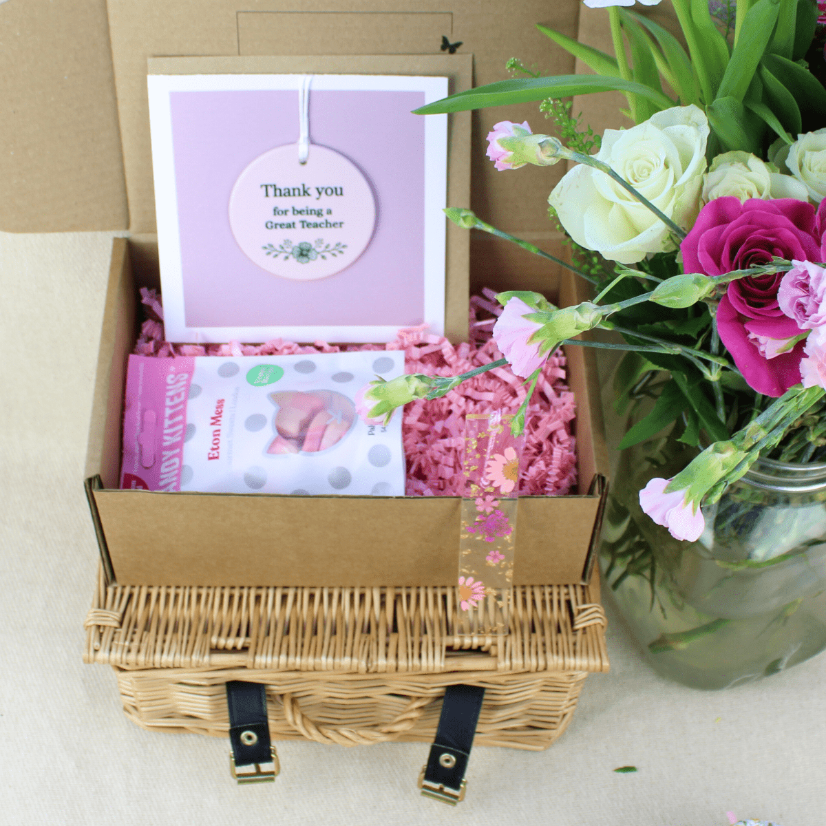 Blush & Bloom Teacher Gift Box – Elegant Thank You Present - Pockets of Bliss