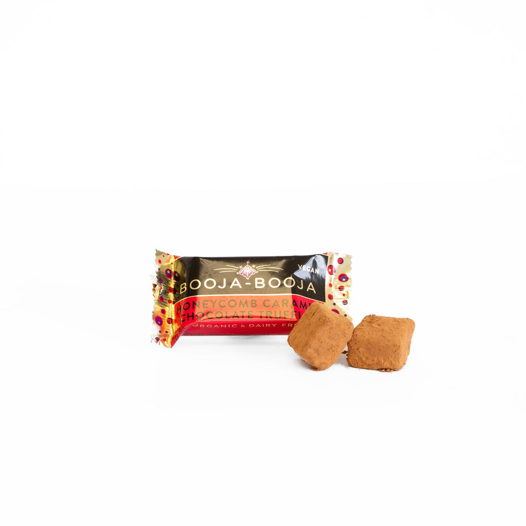 Booja - Booja Honeycomb Caramel Chocolate Truffles – Vegan & Organic (2 Truffles) - Pockets of Bliss