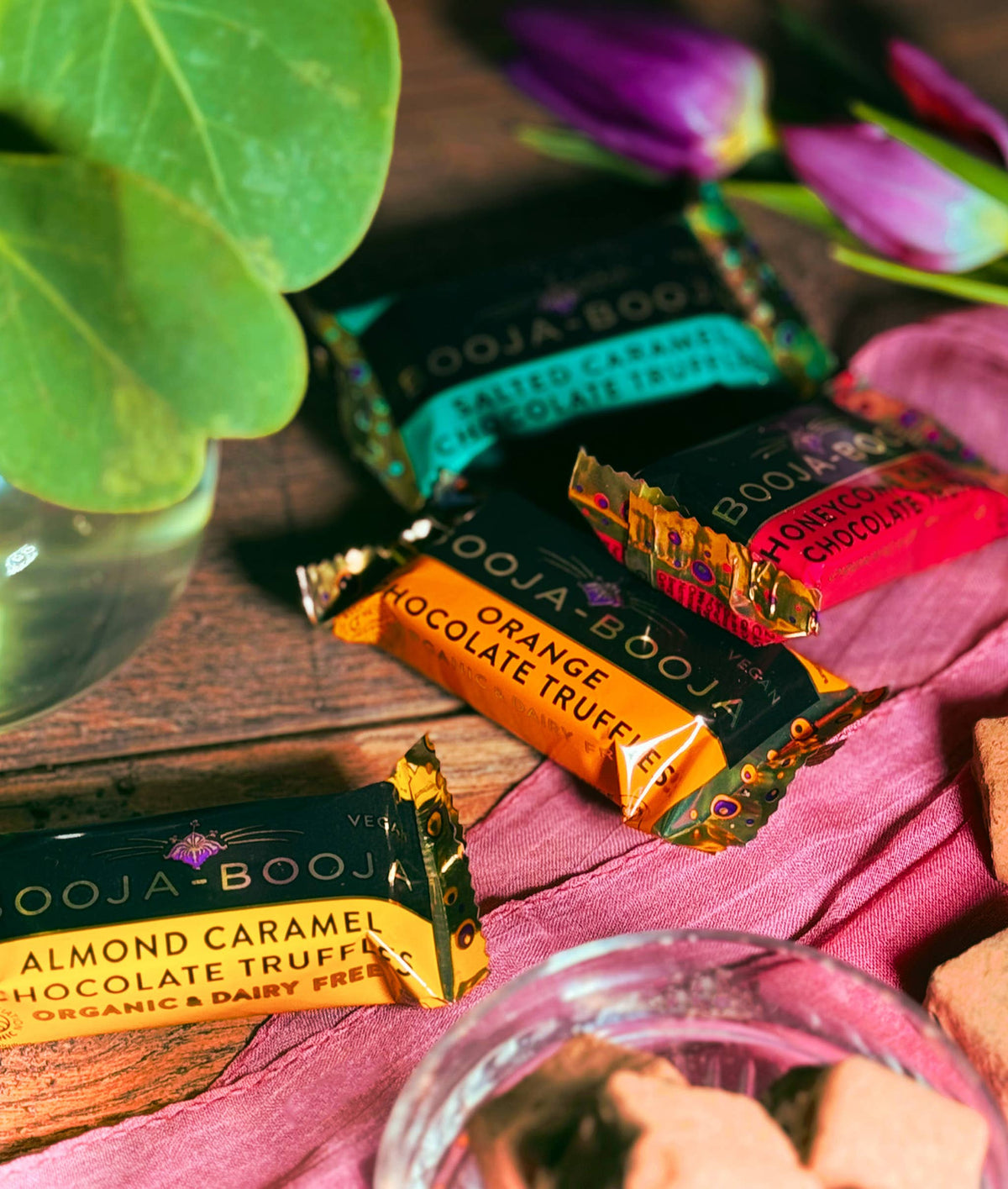 Booja - Booja Salted Caramel Chocolate Truffles – Vegan &amp; Organic (2 Truffles) - Pockets of Bliss