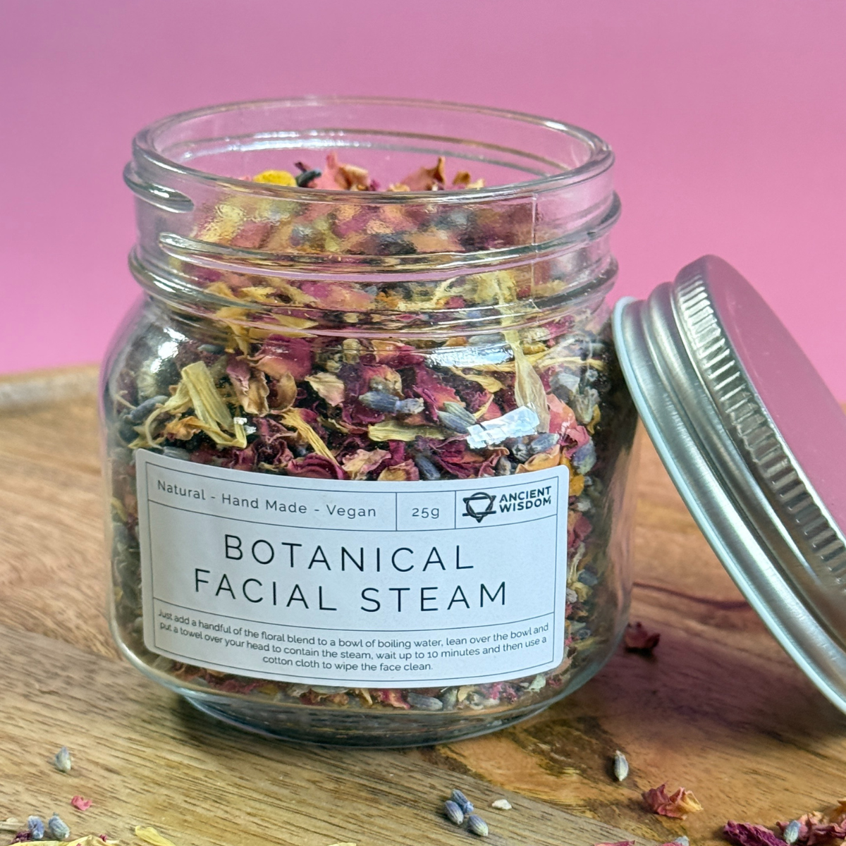 Botanical Facial Steam | Lavender, Rose, Chamomile &amp; Calendula - Pockets of Bliss