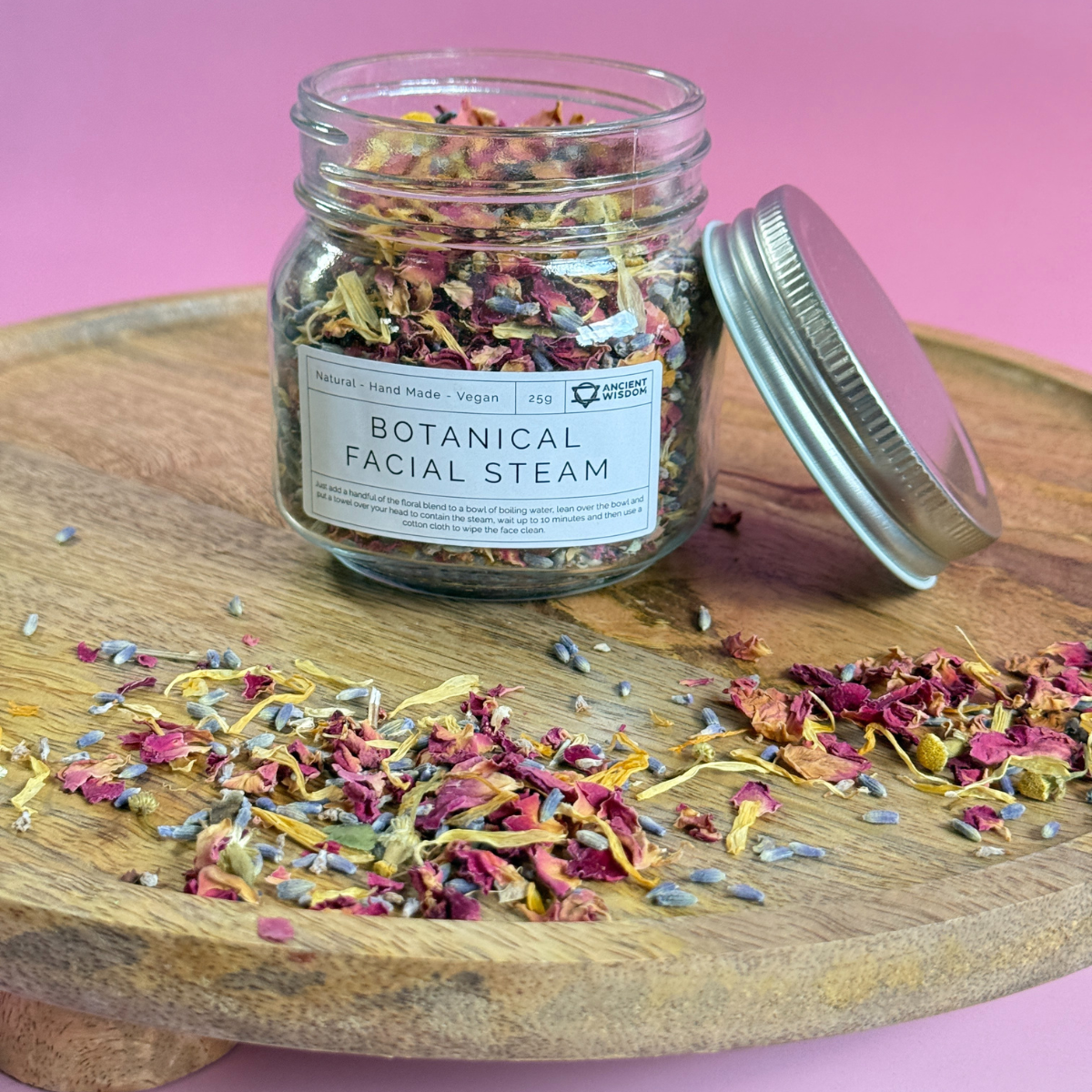 Botanical Facial Steam | Lavender, Rose, Chamomile & Calendula - Pockets of Bliss
