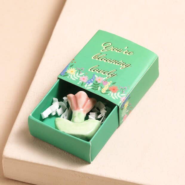 Tiny Matchbox Ceramic Token - Pockets of Bliss