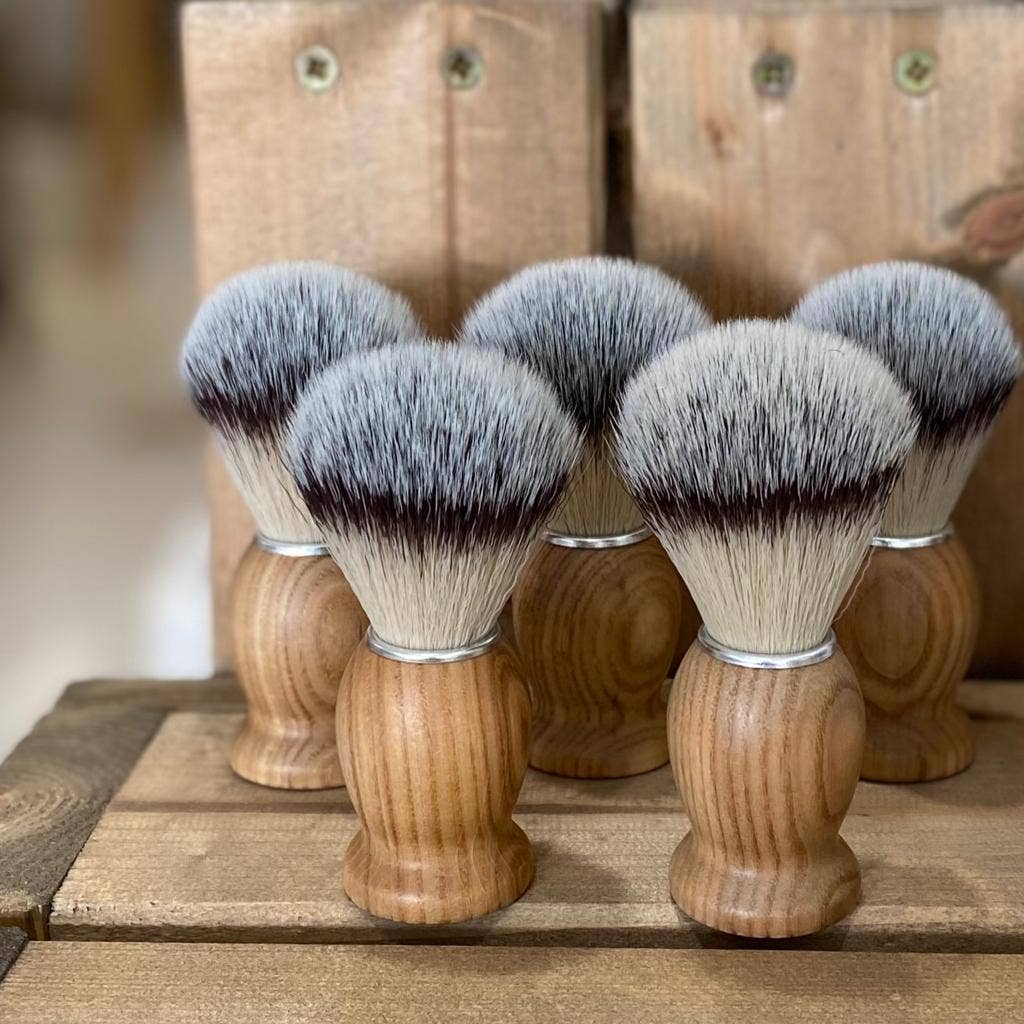 Wooden Beech Shaving Brush by Cosy Cottage - Pockets of Bliss