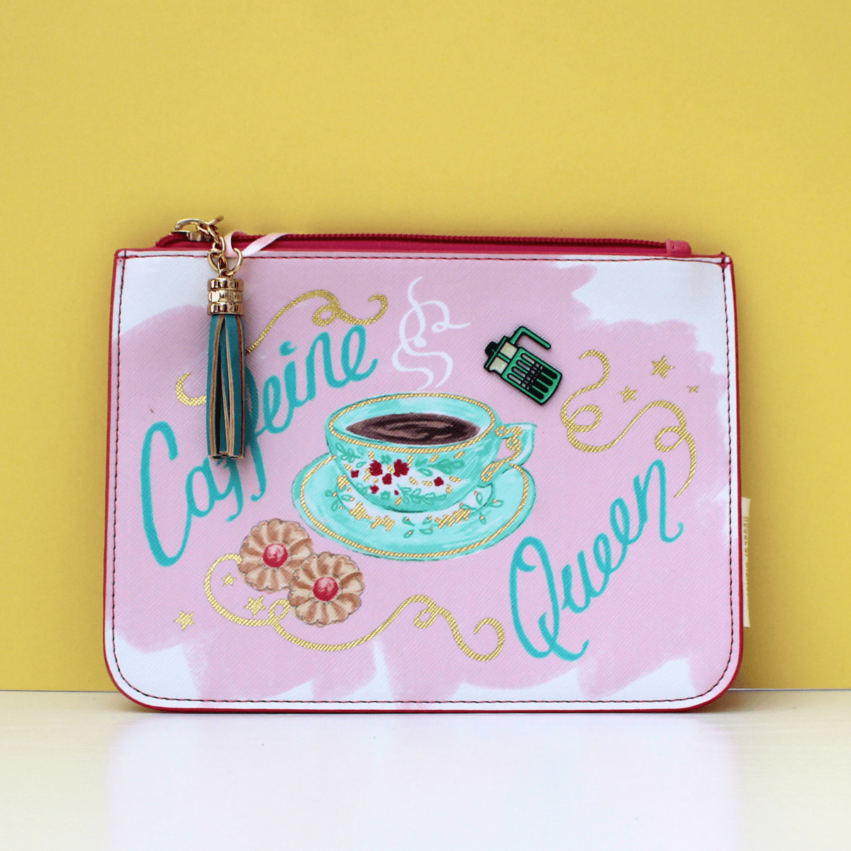 ‘Caffeine Queen’ Keepsake Pouch - Pockets of Bliss