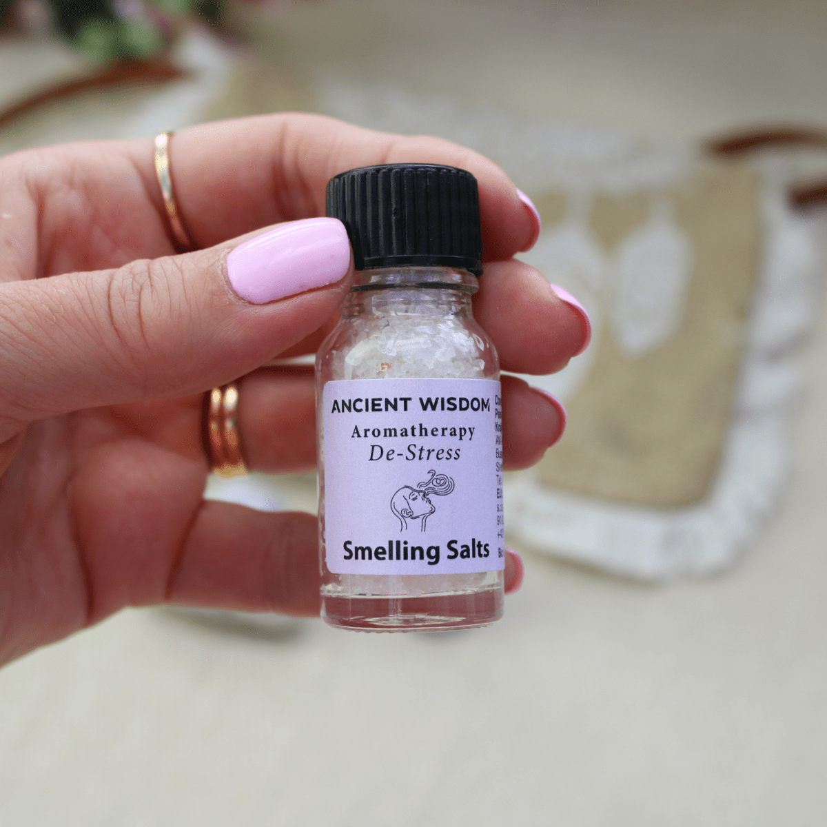 Calming Aromatherapy Smelling Salt – With Essential Oils &amp; Himalayan Salt - Pockets of Bliss