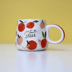 Can’t Be Arsed Mug – Peachy Handmade Ceramic - Pockets of Bliss