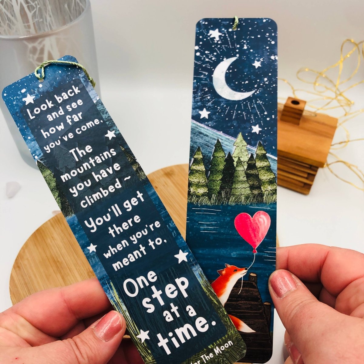 One Step At A Time - Bookmark - Pockets of Bliss