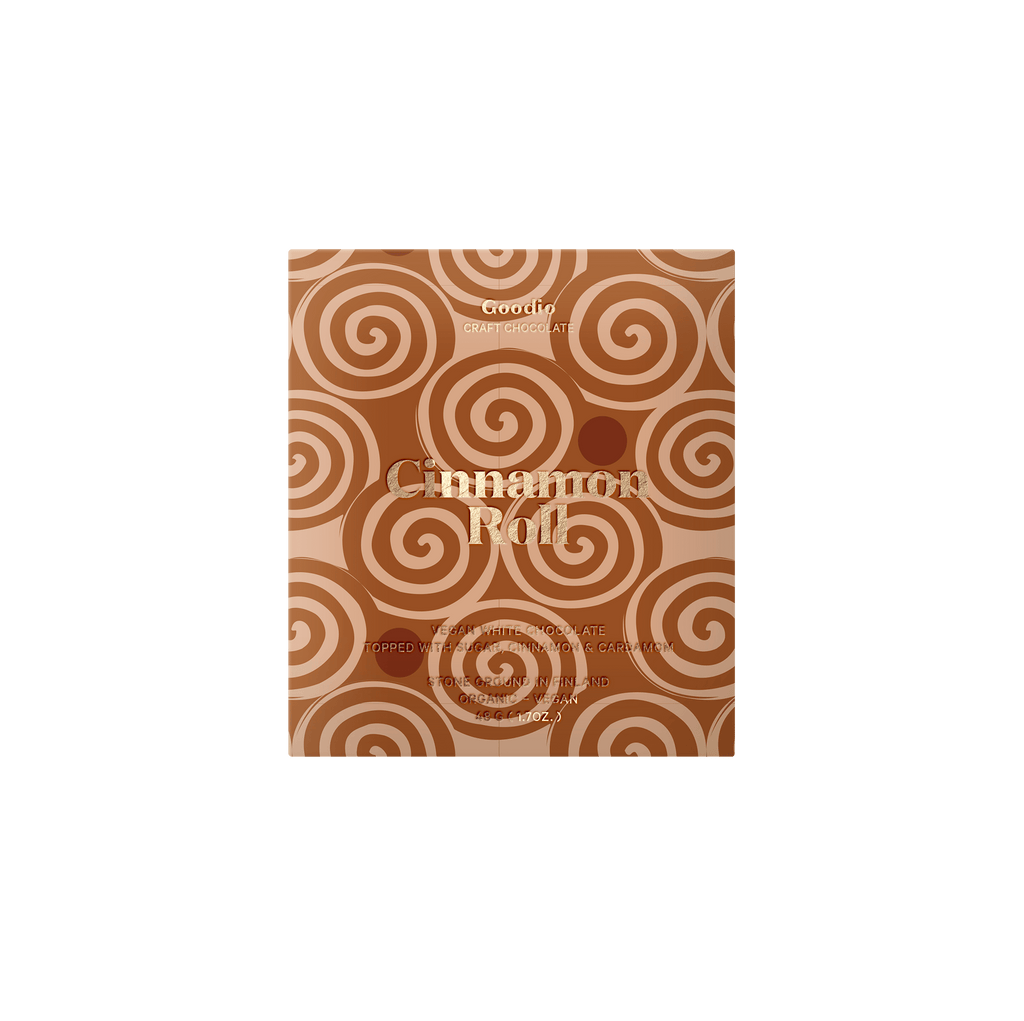 Cinnamon Roll Organic Chocolate Bar – Festive Spiced Indulgence - Pockets of Bliss