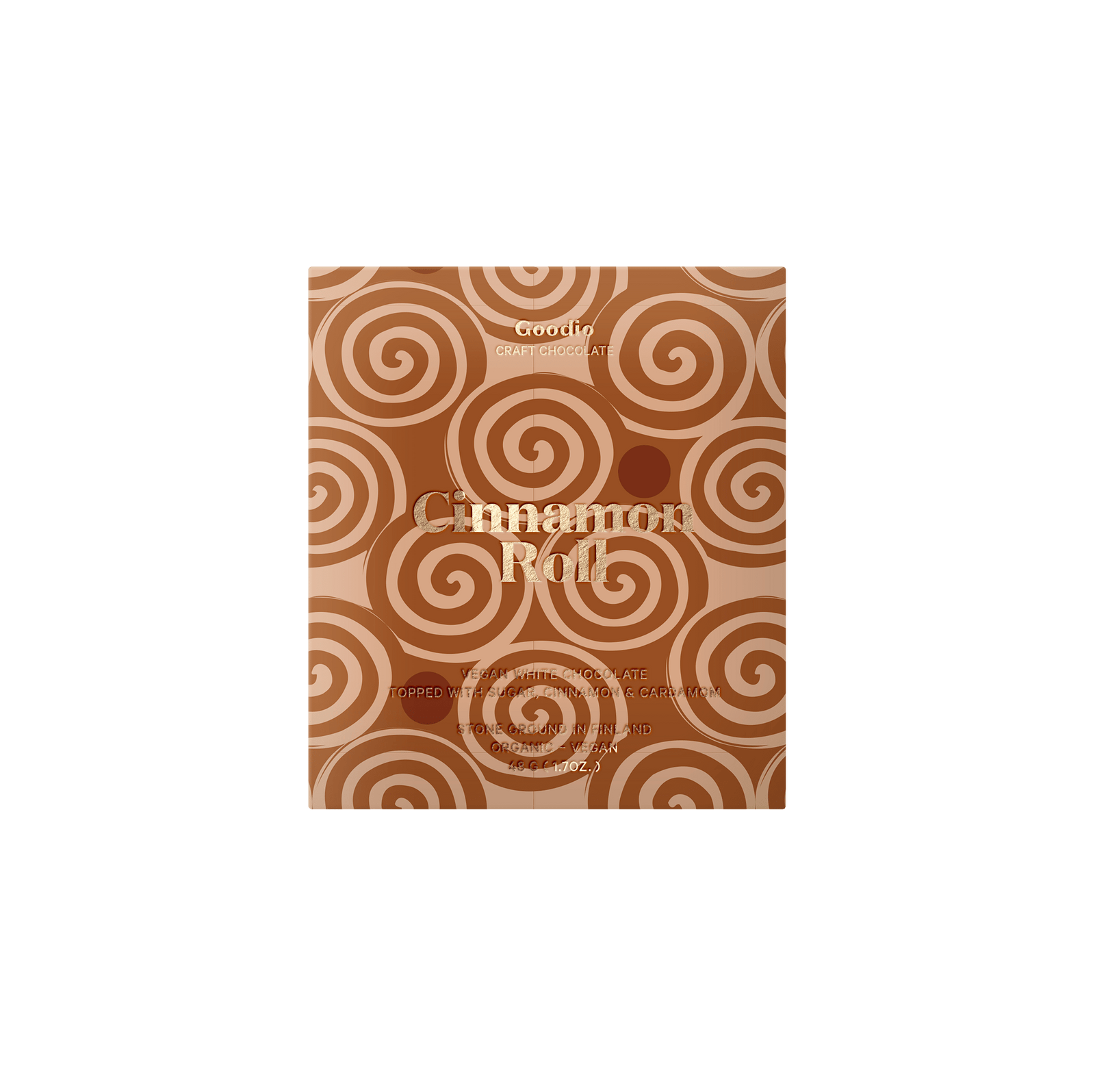 Cinnamon Roll Organic Chocolate Bar – Festive Spiced Indulgence - Pockets of Bliss