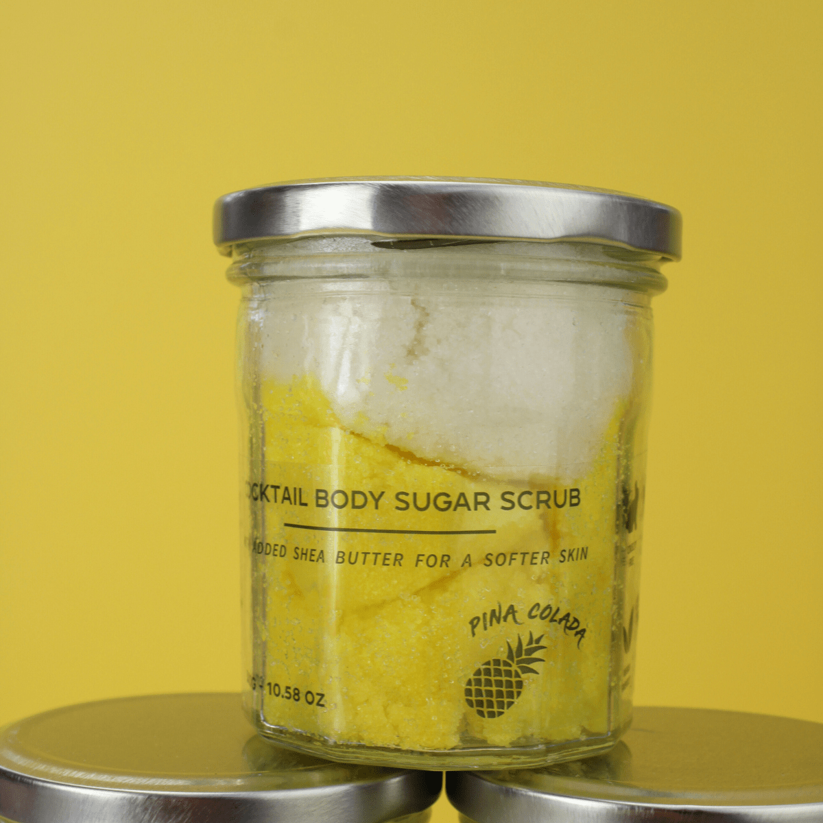 Cocktail Sugar Body Scrubs – Exfoliating Skincare in Piña Colada & Mojito Scents - Pockets of Bliss
