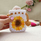 Crocheted Coin Pouch – Handmade Mini Pouch for Small Treasures - Pockets of Bliss