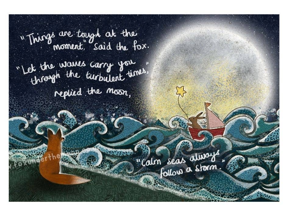 A4 Art Print ~ Waves - Pockets of Bliss