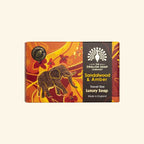 Travel Sandalwood and Amber Mini Soap - Pockets of Bliss