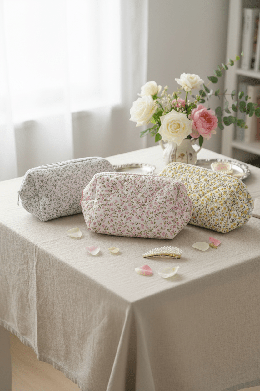 Ditsy Floral Washbag - Pockets of Bliss
