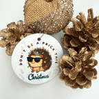 “Don’t Be a Prick This Christmas” Ceramic Hedgehog Ornament - Pockets of Bliss