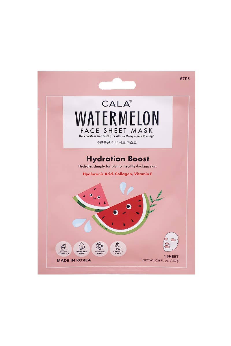 Watermelon Sheet Face Mask 🍉 - Pockets of Bliss