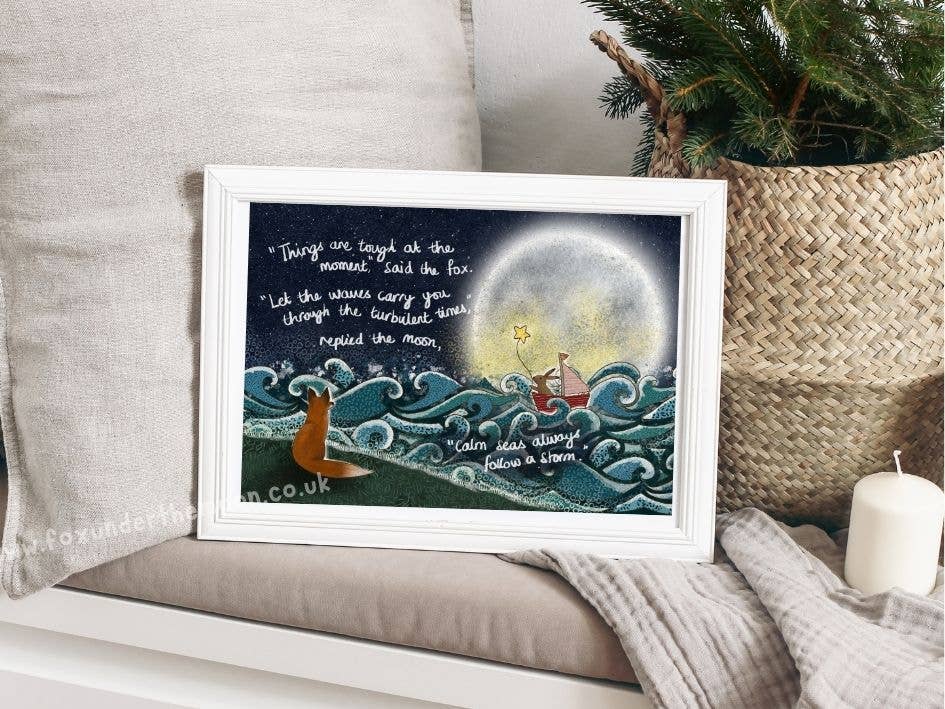 A4 Art Print ~ Waves - Pockets of Bliss