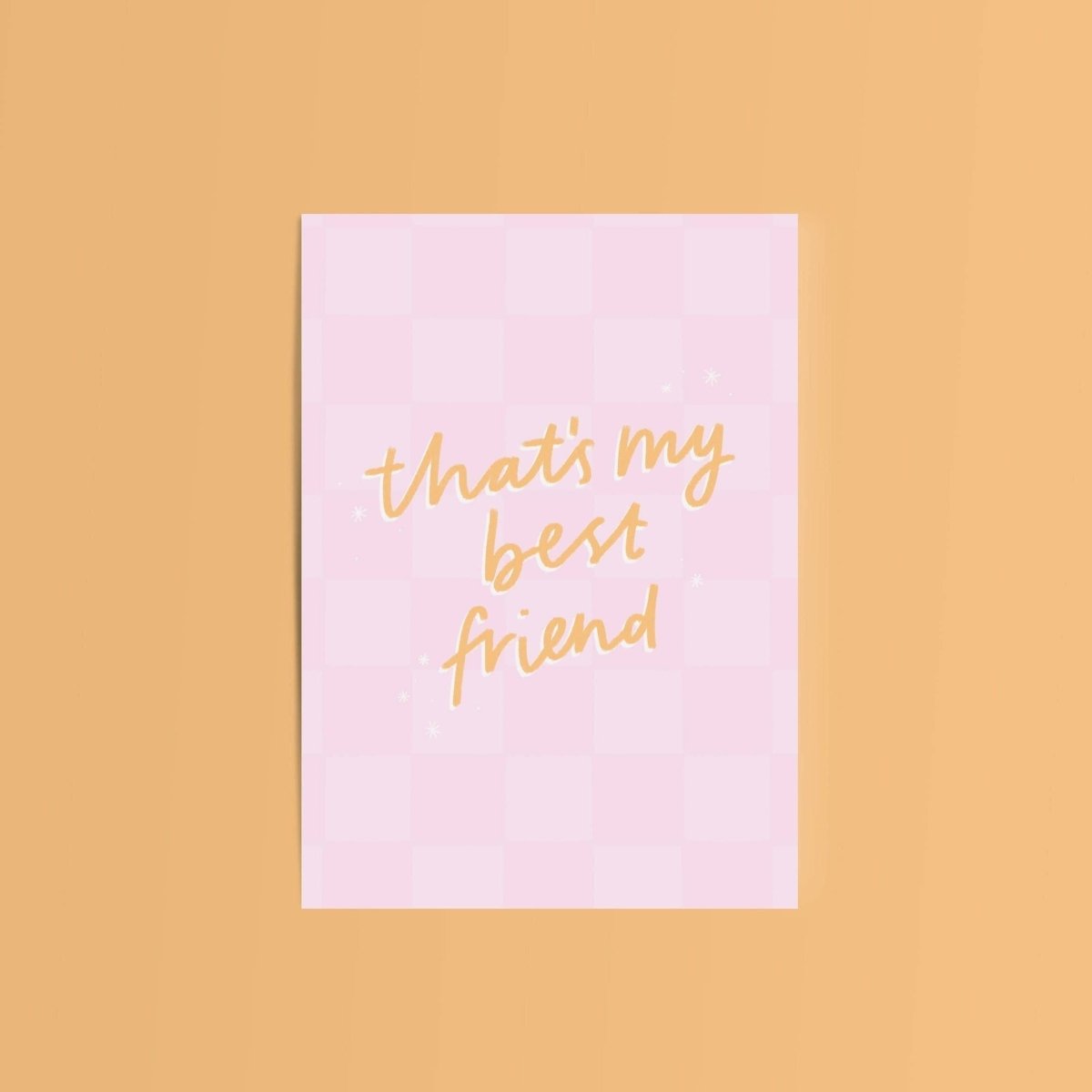 That's My Best Friend Postcard - Pockets of Bliss