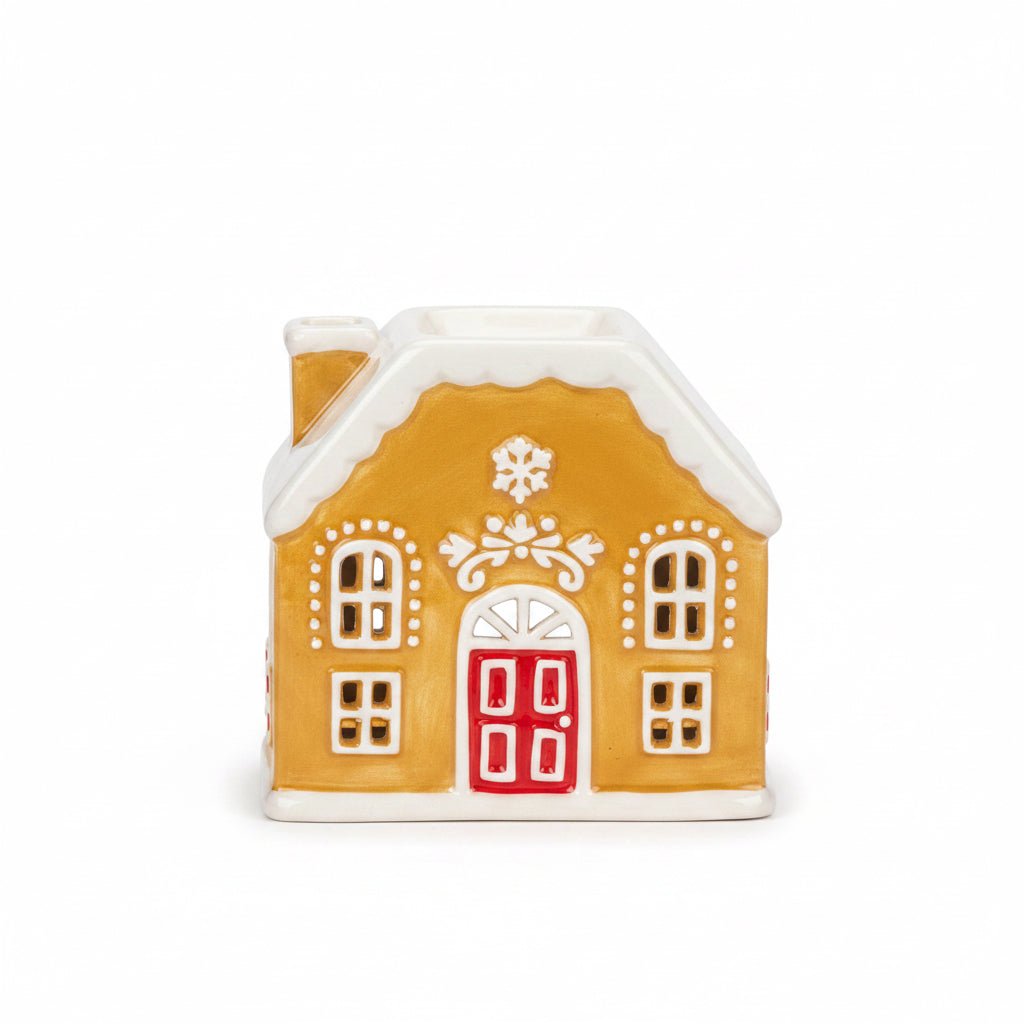 Gingerbread House Ceramic oil & wax burner - Pockets of Bliss