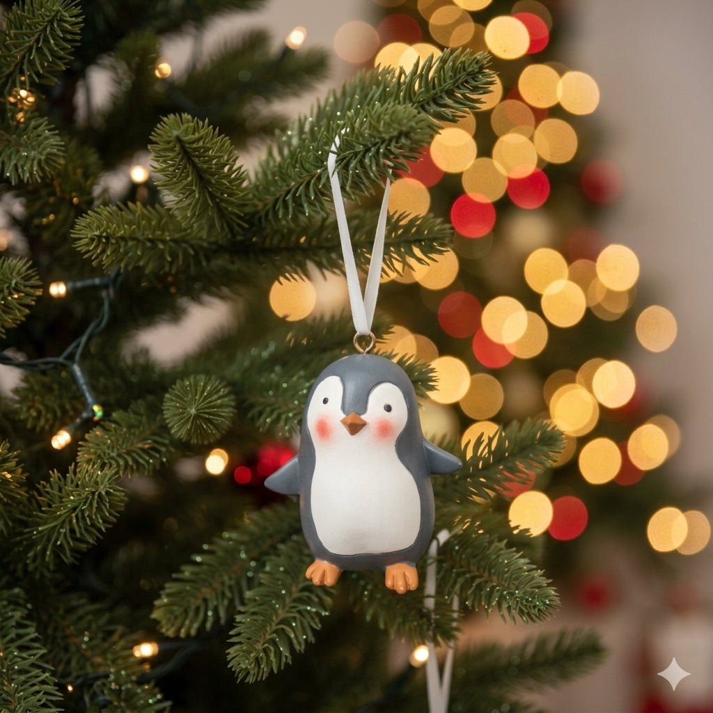 Hanging Penguin ornament - Pockets of Bliss