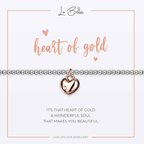 Heart of Gold Bracelet – Sentimental Jewellery Gift for Women - Pockets of Bliss