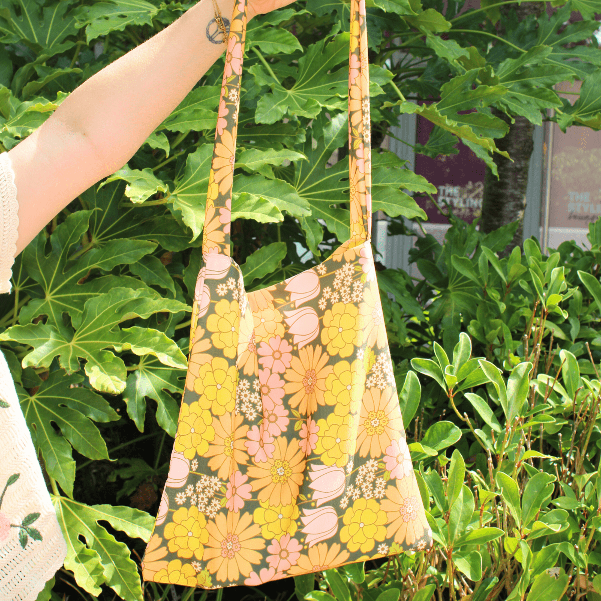 In Bloom Recycled Canvas Tote – Handmade with Love - Pockets of Bliss