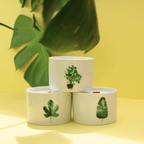 Japanese Garden Botanical Candle – Soy Wax Ceramic Candle with Rosewood Scent - Pockets of Bliss