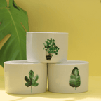 Japanese Garden Botanical Candle – Soy Wax Ceramic Candle with Rosewood Scent - Pockets of Bliss