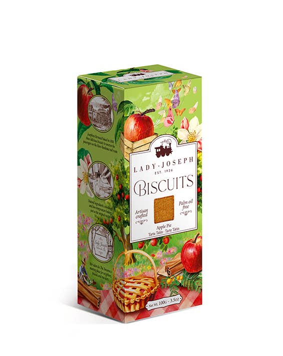 Lady Joseph Apple & Cinnamon Biscuits – Vegan Artisan Cookies - Pockets of Bliss