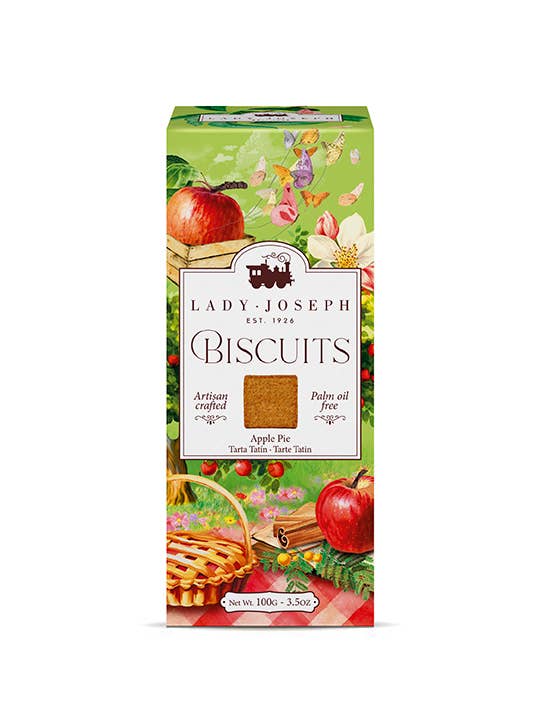 Lady Joseph Apple &amp; Cinnamon Biscuits – Vegan Artisan Cookies - Pockets of Bliss