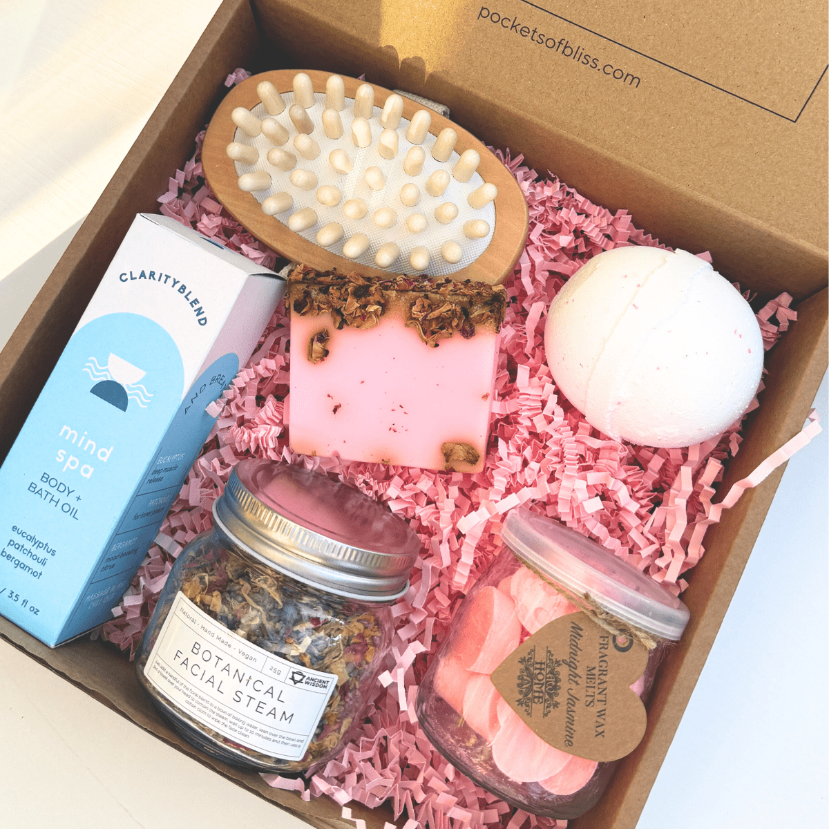 Luxury Self Care Spa Gift Box – Botanical Bath & Body Pamper Set (Worth £46.00) - Pockets of Bliss