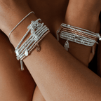 My Daughter Sentiments Bracelet – Heart Charm Jewellery Gift for Daughters - Pockets of Bliss