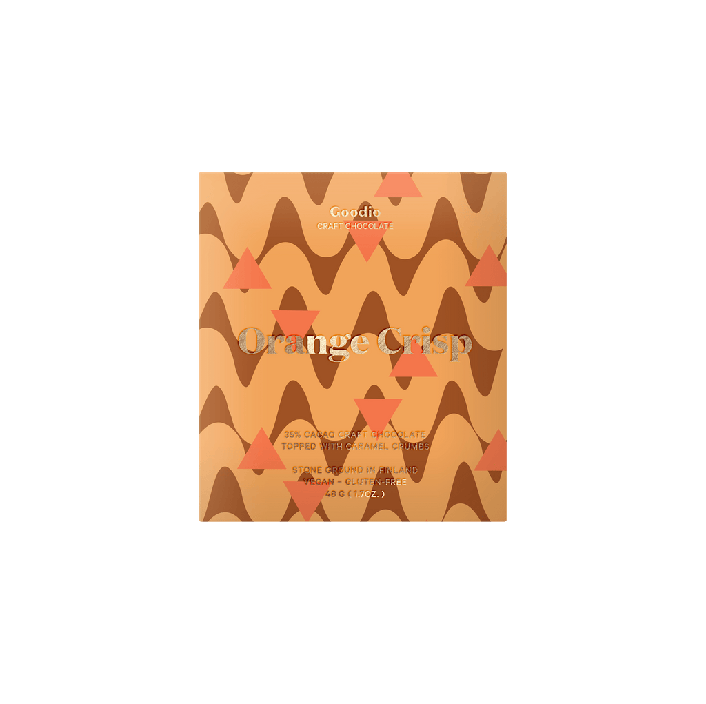 Orange Crisp Chocolate 35% – Festive Zesty Delight - Pockets of Bliss