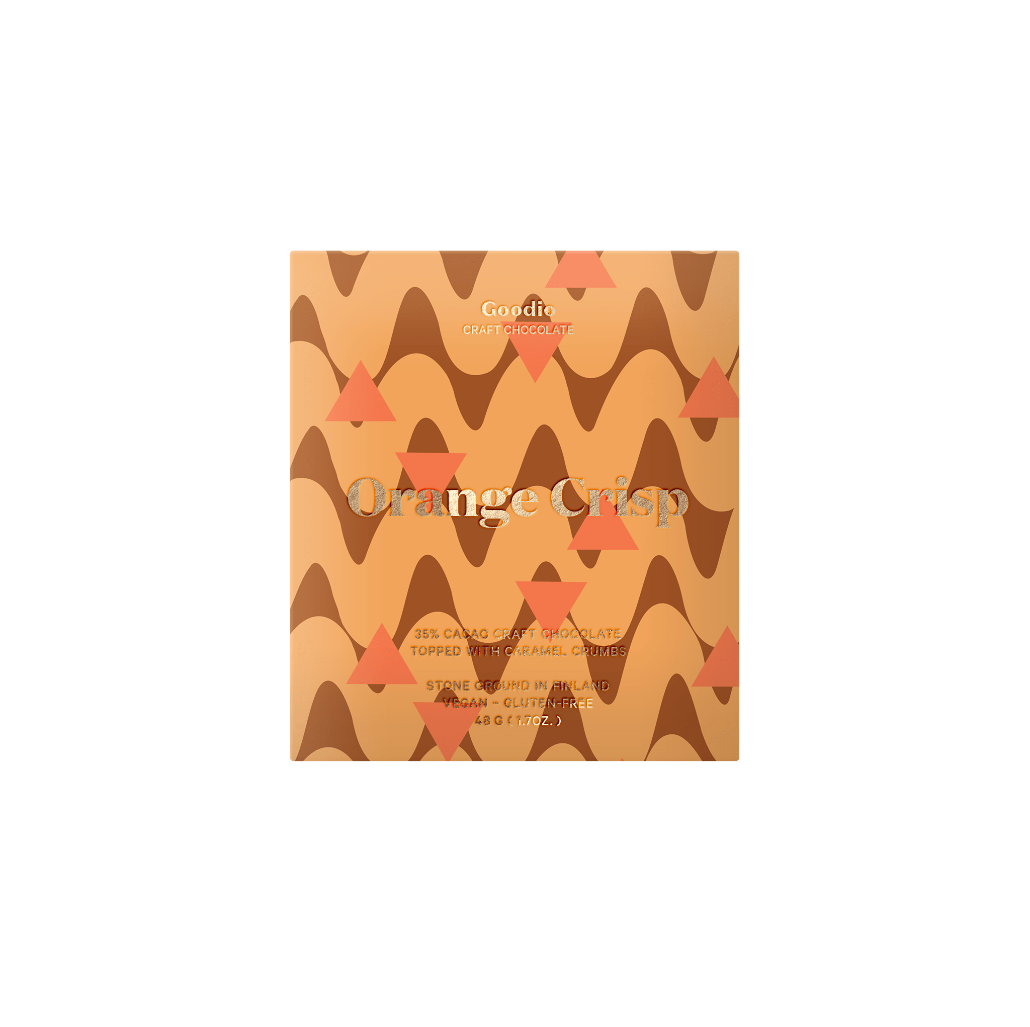 Orange Crisp Chocolate 35% – Festive Zesty Delight - Pockets of Bliss