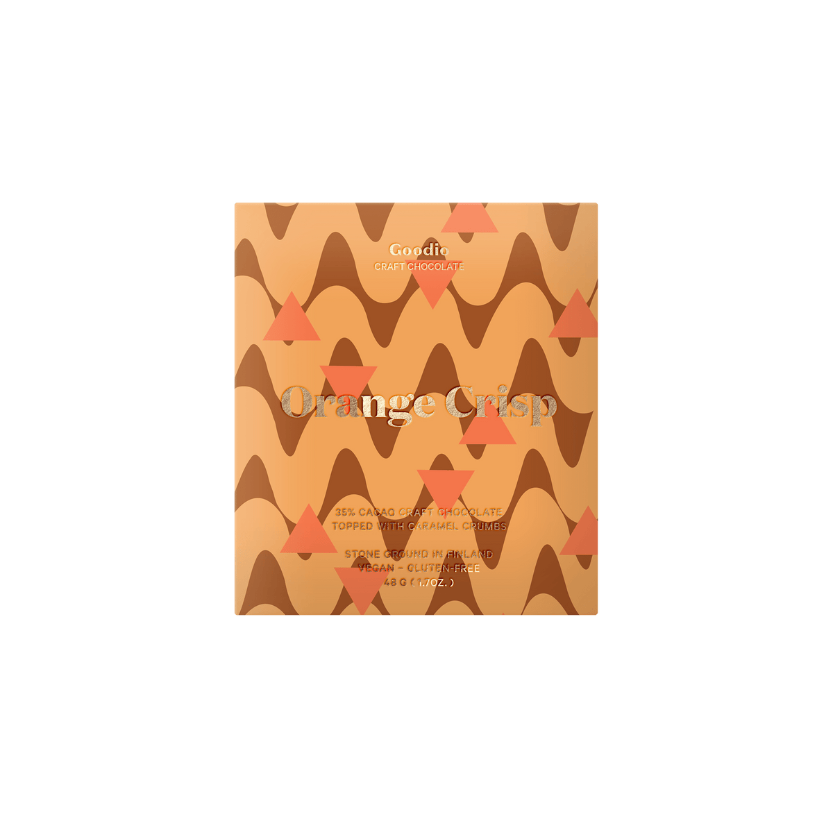 Orange Crisp Chocolate 35% – Festive Zesty Delight - Pockets of Bliss