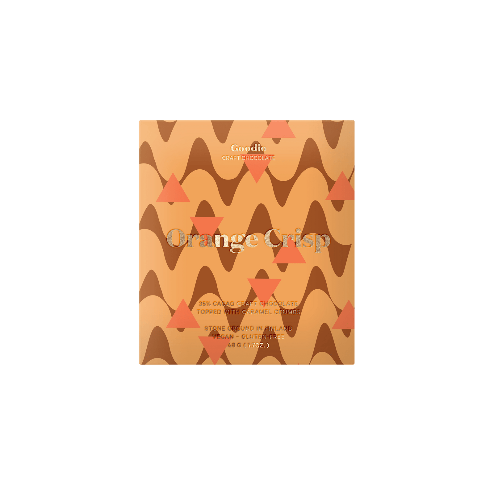 Orange Crisp Chocolate 35% – Festive Zesty Delight - Pockets of Bliss