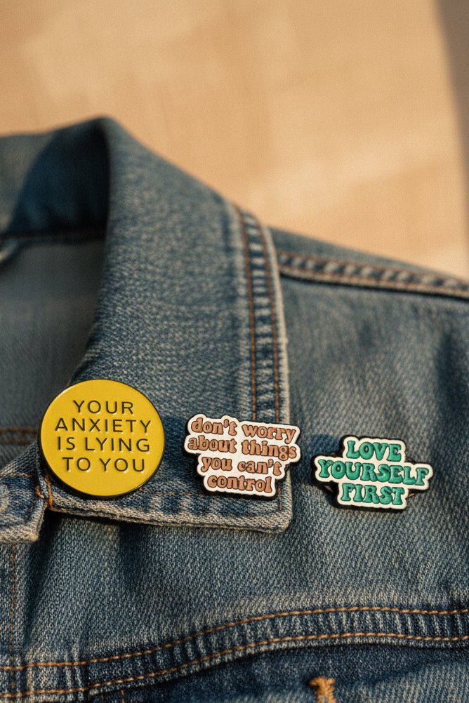 Positive Pin Badges - Pockets of Bliss