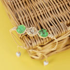 Pressed Flower Adjustable Cord Bracelet – Real Dried Flowers in Resin - Pockets of Bliss