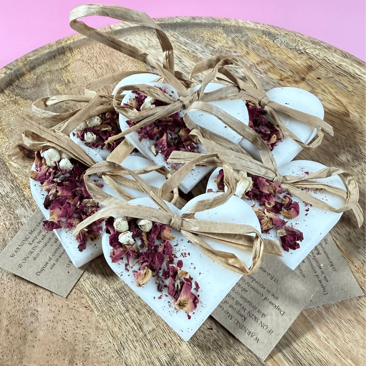 Rose &amp; Lemon Leaf Wax Melt Decoration | Soy Wax Home Fragrance - Pockets of Bliss