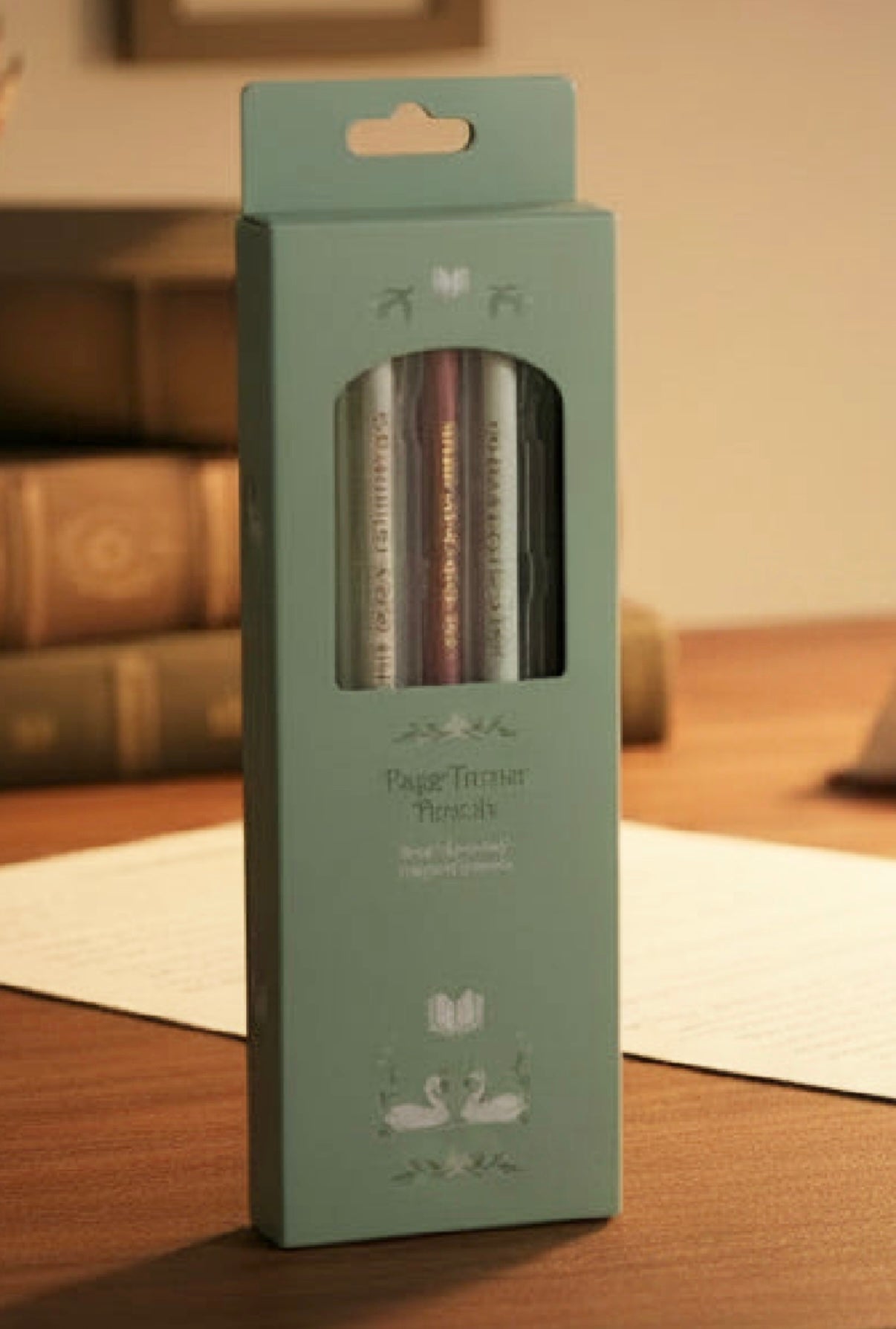 Set of 5 literacy inspired pencils - Pockets of Bliss