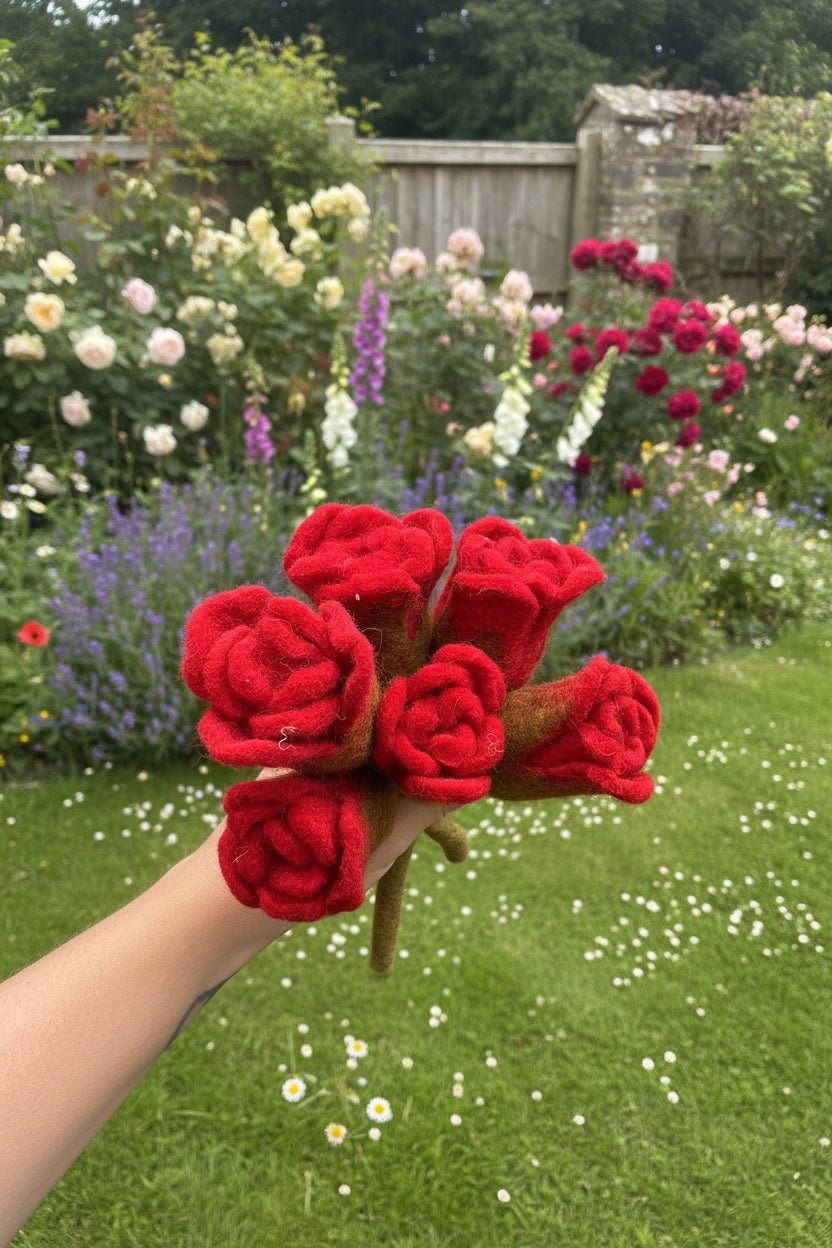 Single Red Rose - Pockets of Bliss