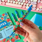 Strawberry Pattern Ballpoint Pen - Pockets of Bliss