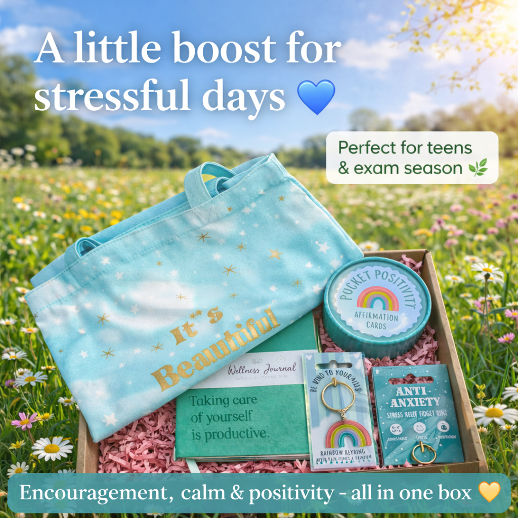 Teen Wellness Gift Box – Self Care & Anxiety Relief Gift for Exam Stress - Pockets of Bliss
