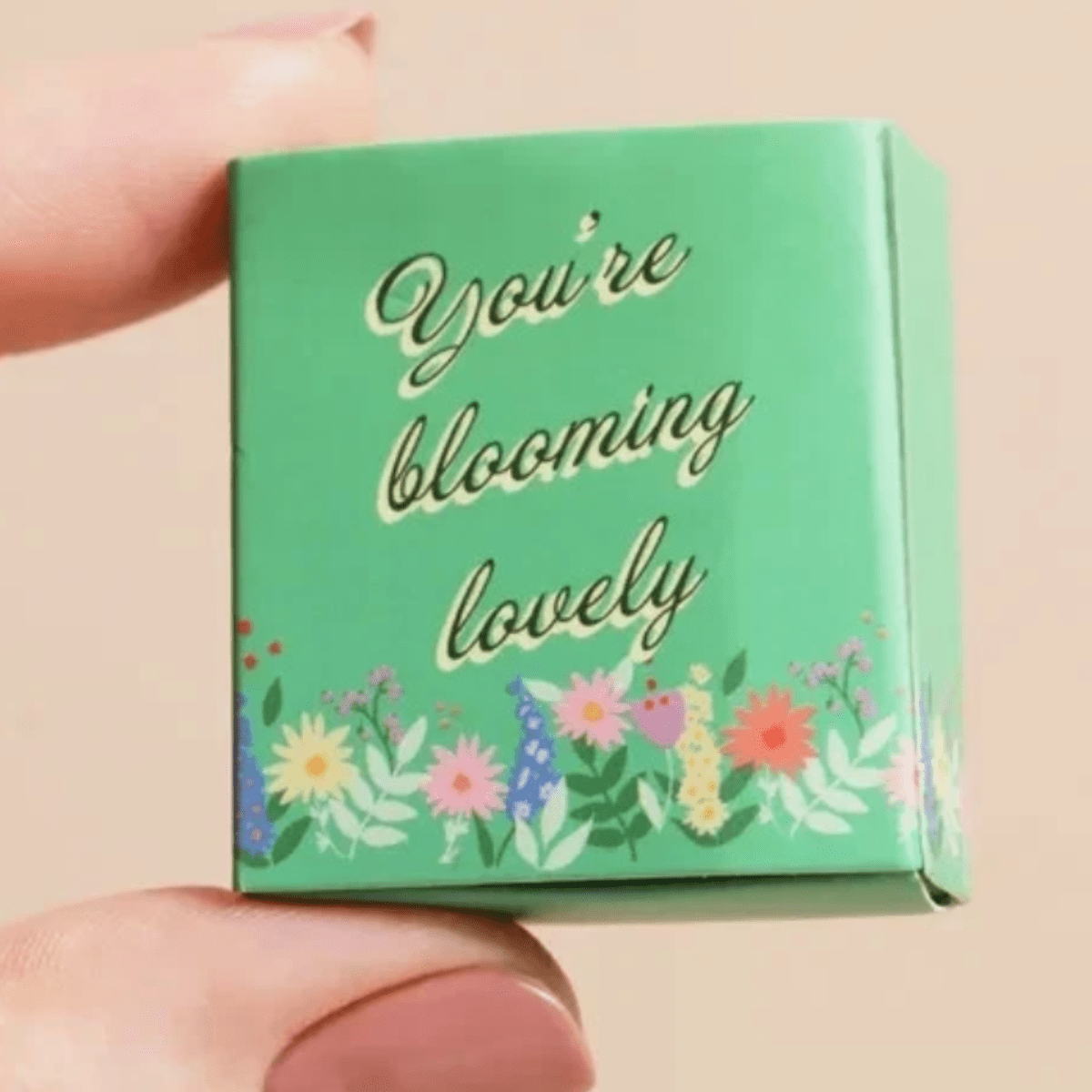 Tiny Matchbox Flower Ceramic Token – “You’re Blooming Lovely” - Pockets of Bliss