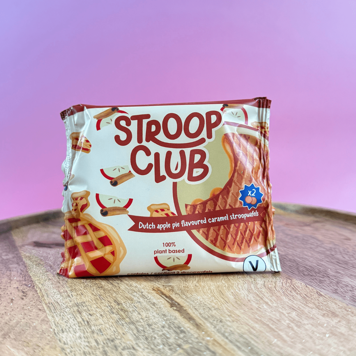 Vegan Apple Pie Stroopwafels | Stroop Club Plant - Based Treat - Pockets of Bliss