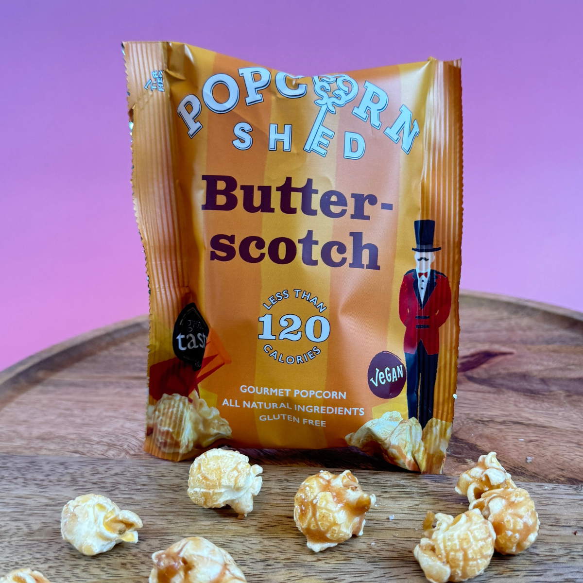 Vegan Salted Butterscotch Caramel Popcorn | Gourmet Sweet &amp; Salty Snack - Pockets of Bliss
