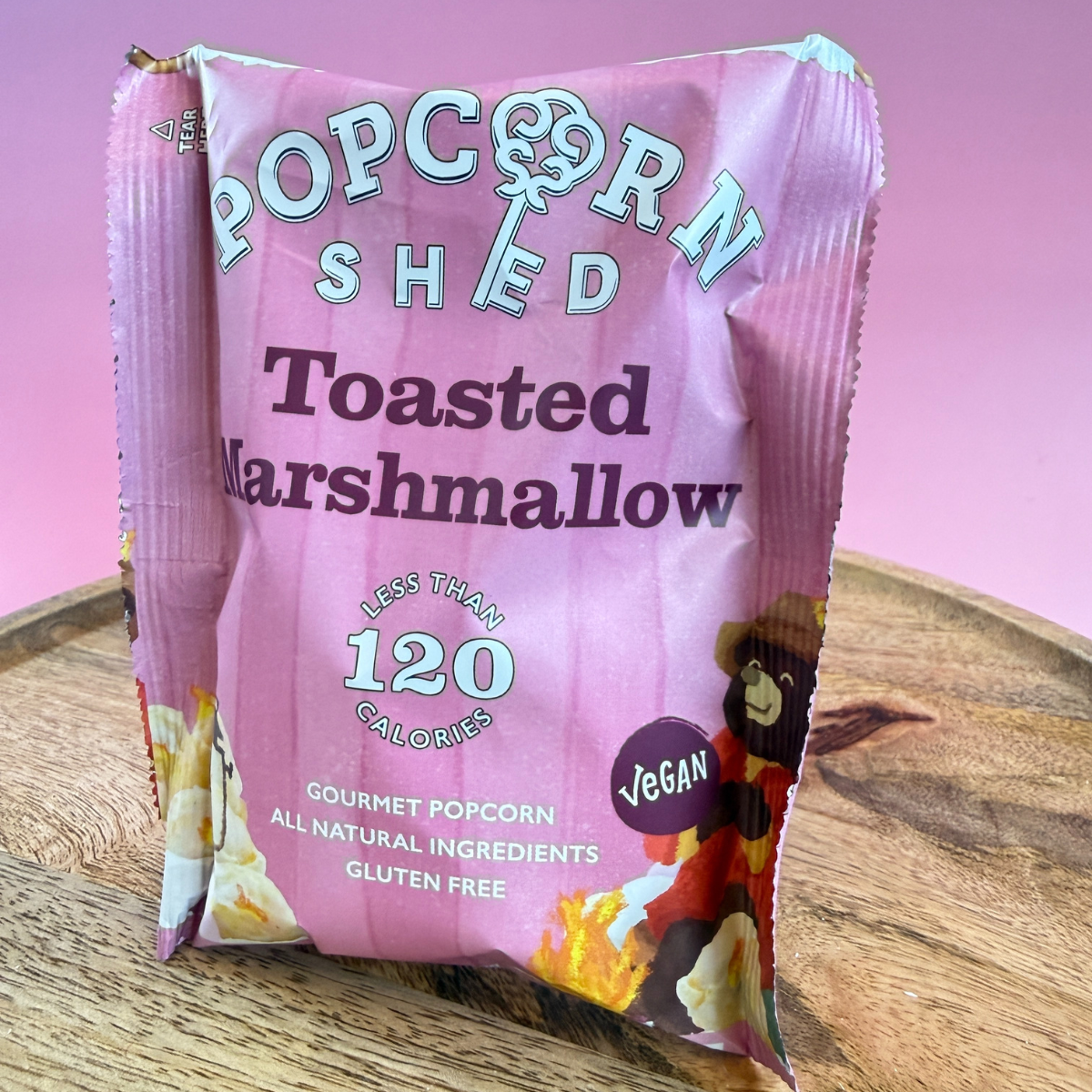 Vegan Toasted Marshmallow Caramel Popcorn | Gourmet S’mores Snack Pack - Pockets of Bliss