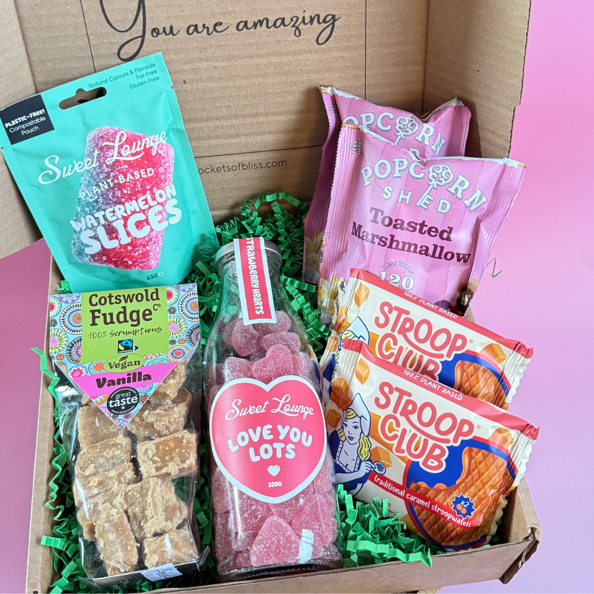 Vegan Valentine’s Treat Box for Two | Sweet Night In Gift - Pockets of Bliss
