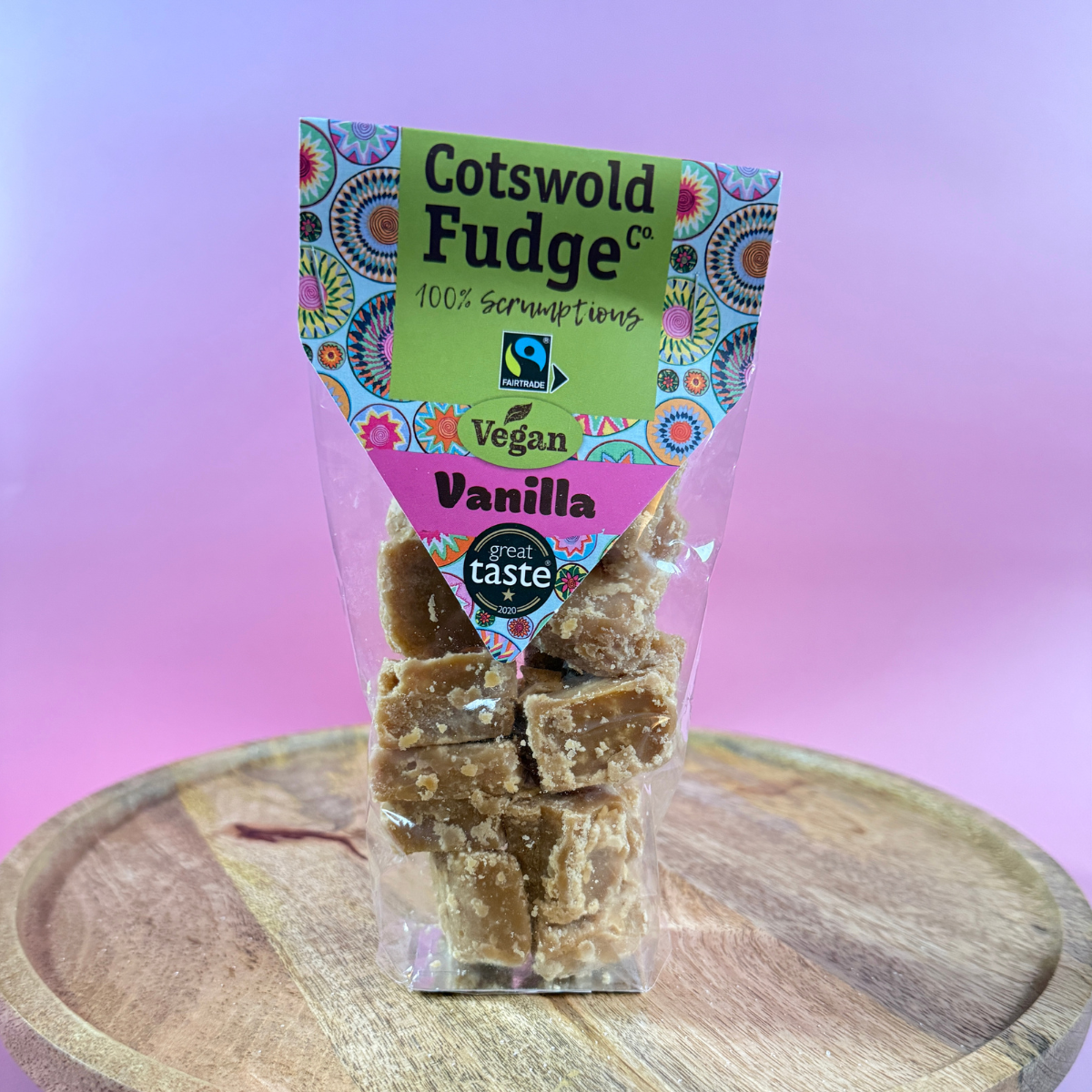 Vegan Vanilla Fudge | Creamy Dairy - Free Fairtrade Fudge - Pockets of Bliss