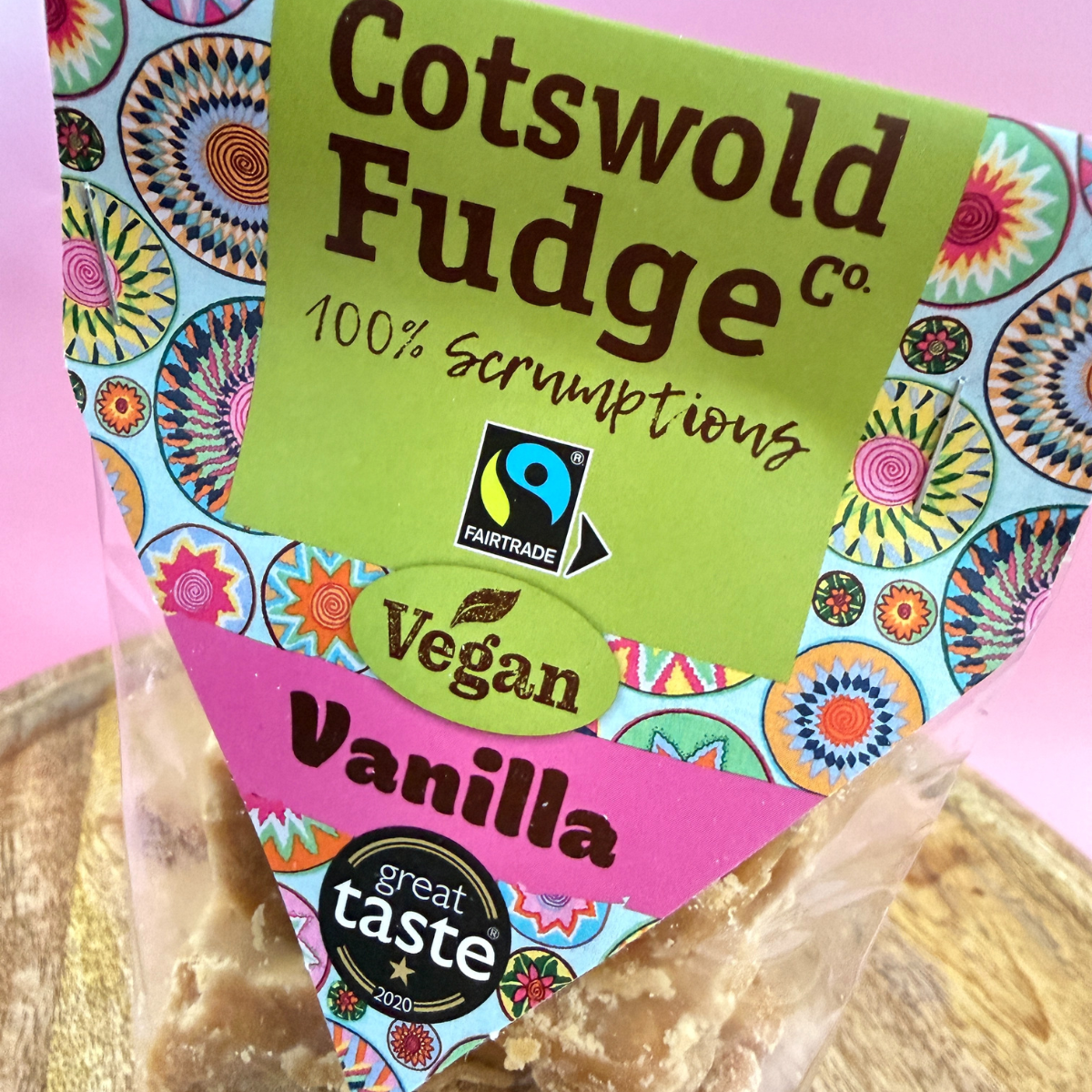 Vegan Vanilla Fudge | Creamy Dairy - Free Fairtrade Fudge - Pockets of Bliss